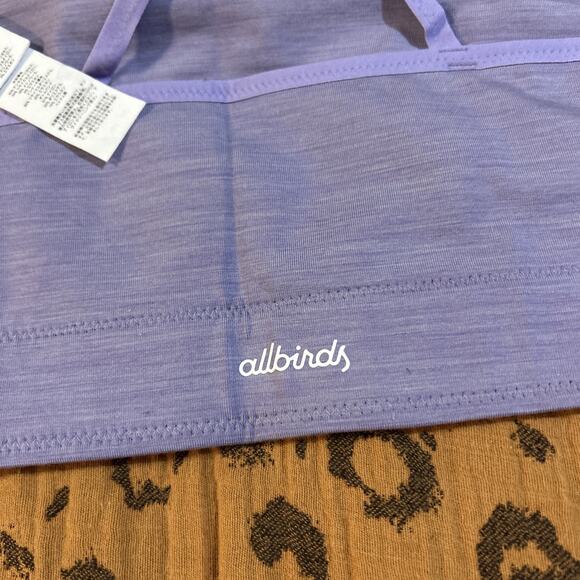 Allbirds XXL Sports Bra Natural Flow Bralette Merino Wool Blend 42-46 Purple - Picture 4 of 6